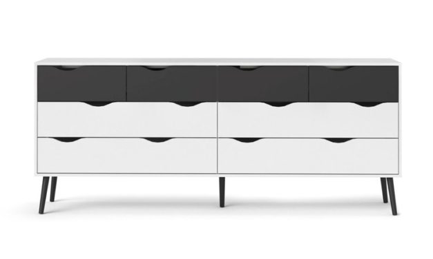 Delta Dobbelt kommode, mat