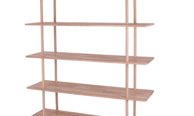 BY TIKA Berlin massiv reol m/5 hylder