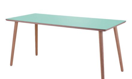 BY TIKA Dusty jade Skrivebord – højtrykslaminat