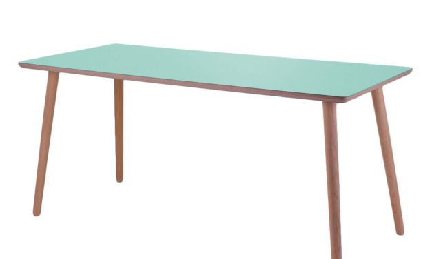 BY TIKA Dusty jade Skrivebord – højtrykslaminat