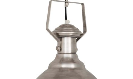 IB LAURSEN Hængelampe metal New York stofledning