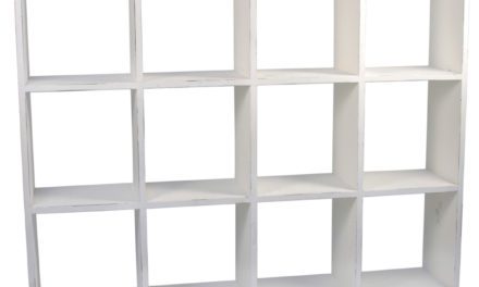 IB LAURSEN Vægreol m/12 rum u/bagplade