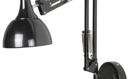 IB LAURSEN arkitektlampe til væg – sort/hvid m. tekstil ledning