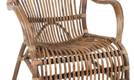 IB LAURSEN Lænestol rattan natur