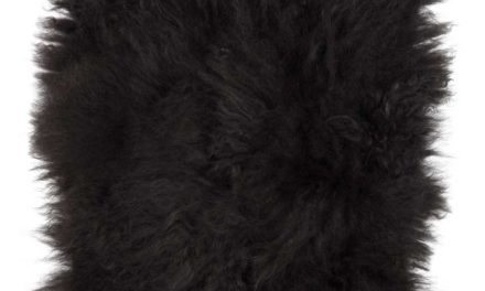 IB LAURSEN Tibetansk sædeskind sammensyet af skindrester