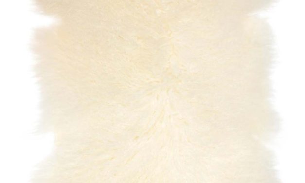 IB LAURSEN Tibetansk lammeskind hvidt