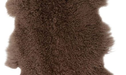 IB LAURSEN Tibetansk lammeskind brun