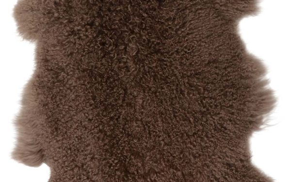 IB LAURSEN Tibetansk lammeskind brun