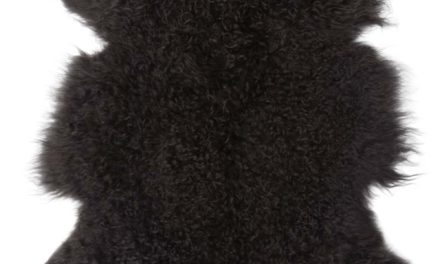 IB LAURSEN Tibetansk lammeskind mørkegrå