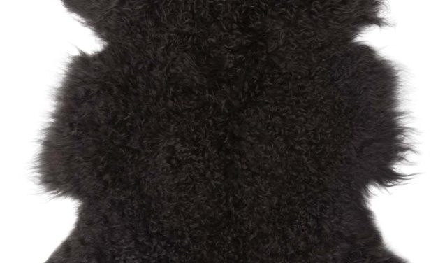 IB LAURSEN Tibetansk lammeskind mørkegrå