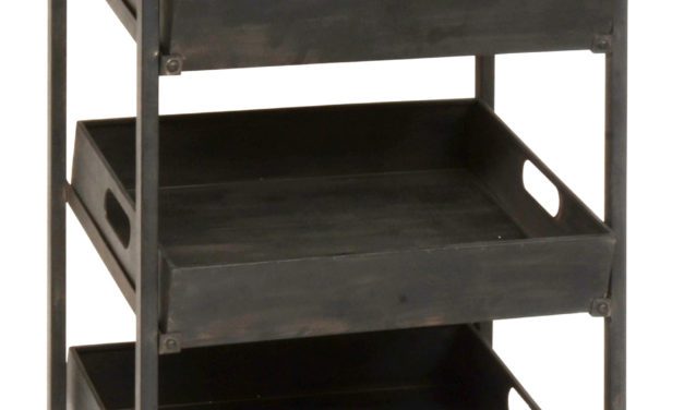 IB LAURSEN Display reol m/5 bakker