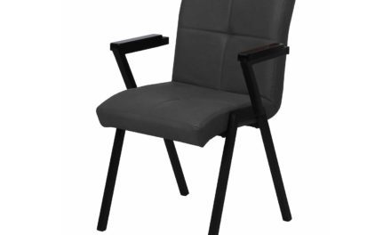 PREFORM, HOUSE OF SANDER Heimdal spisebordsstol – sort PU læder, m. armlæn