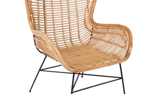 Hilton spisebordsstol, natur rattan