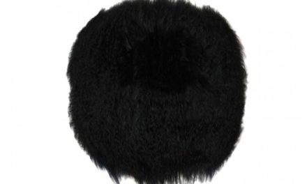 Tibetan skindhynde, rund, sort