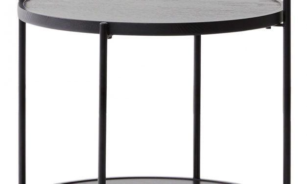 Andersen Furniture sort bakkebord i flot massiv ask