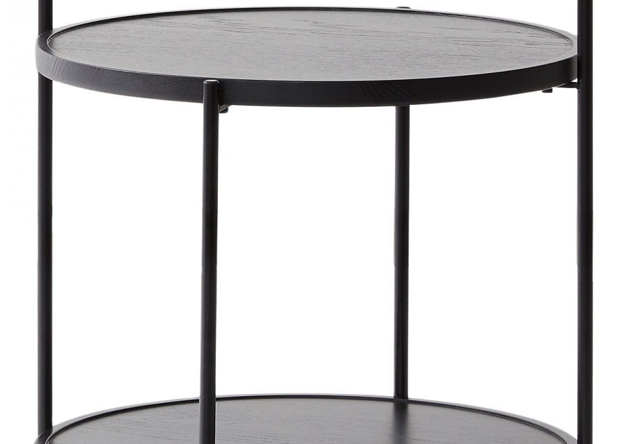 Andersen Furniture sort bakkebord i flot massiv ask