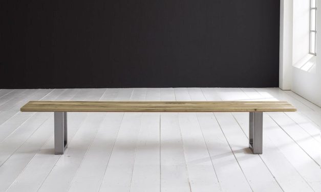 Concept 4 You Spisebordsbænk – Manhattan ben 240 x 40 cm 3 cm 05 = sand
