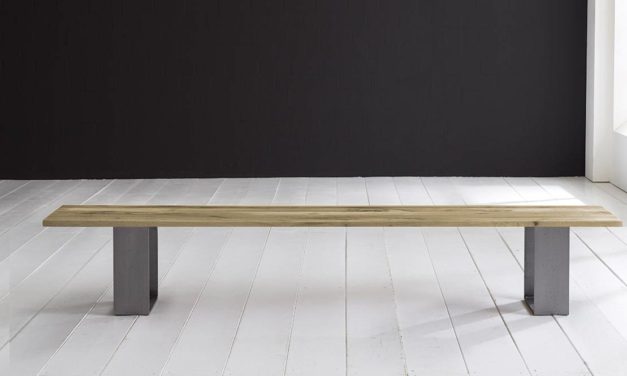 Concept 4 You Spisebordsbænk – Houston ben 180 x 40 cm 3 cm 05 = sand