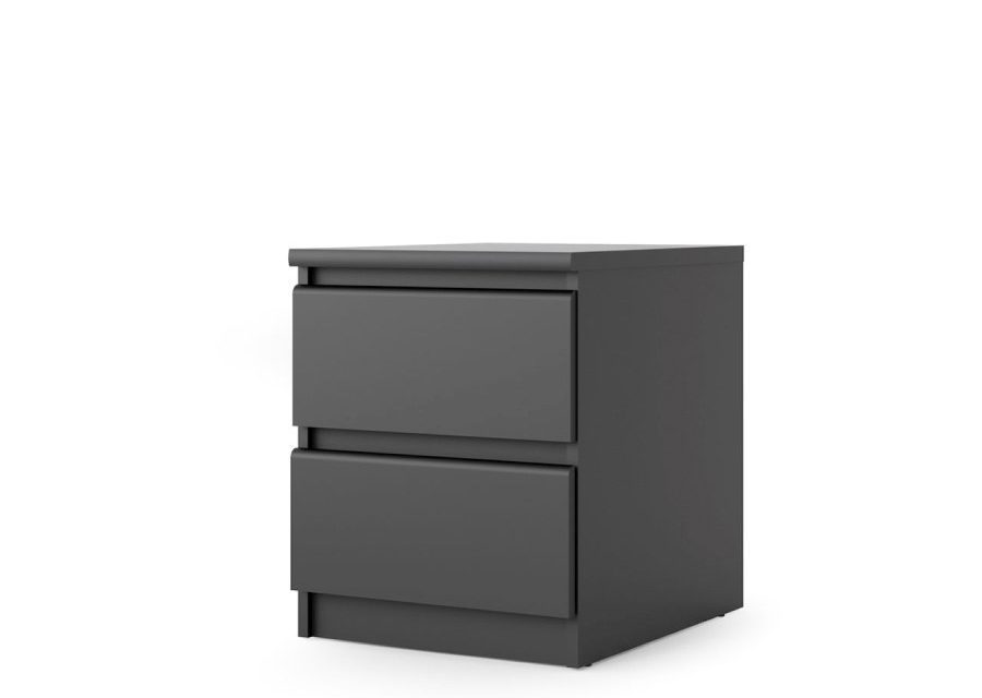 Mary Natbord, sort mat – 2 skuffer