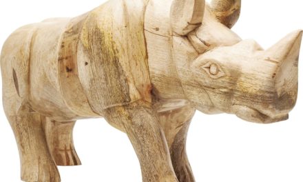 Dekoration Figur Rhino Træ