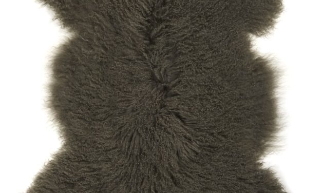 IB LAURSEN Tibetansk lammeskind oliven