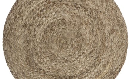 IB LAURSEN Dækkeserviet mørk natur jute