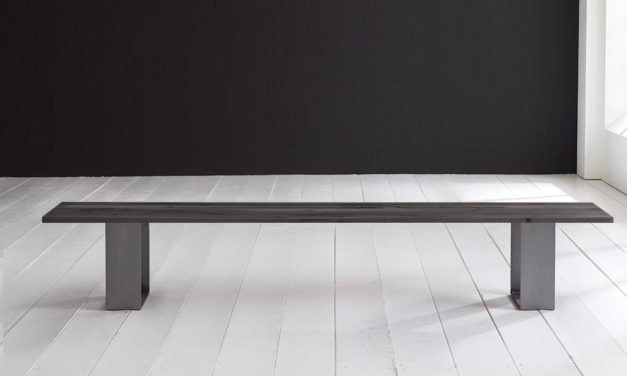 Concept 4 You Spisebordsbænk – Houston ben 240 x 40 cm 3 cm 07 = mocca black