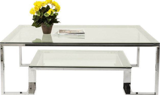 KARE DESIGN Sofabord, Silver Rush 120x120cm