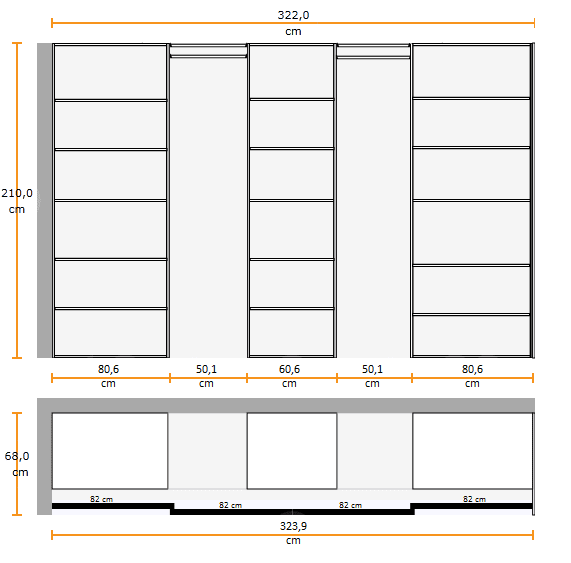 Komplet garderobeindretning fra DecoSlide til dit hjem