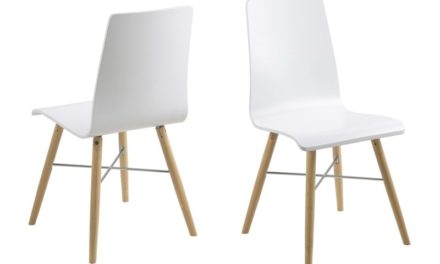 Milton spisebordsstol – hvid