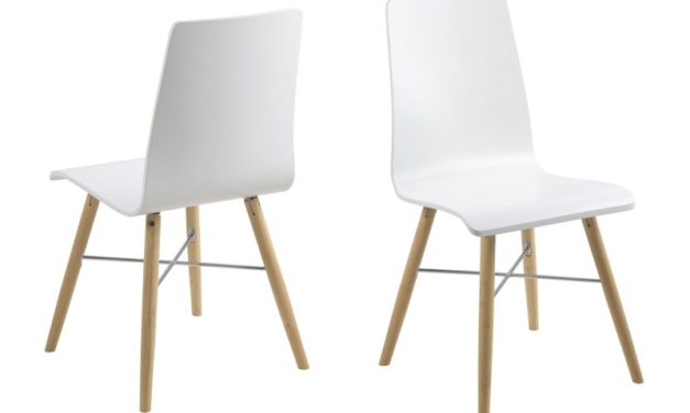 Milton spisebordsstol – hvid