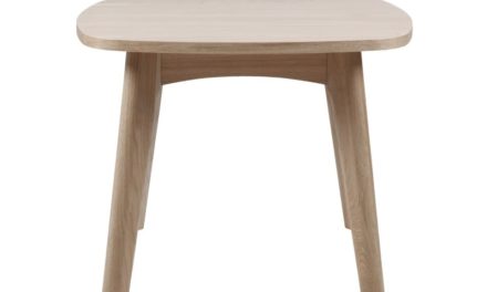 Marte hjørnebord – hvidpigmenteret