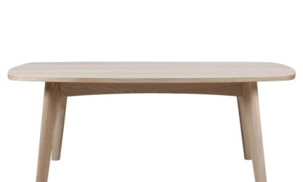 Marte sofabord – hvidpigmenteret