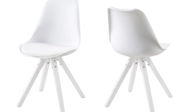 Scramble spisebordsstol – hvid