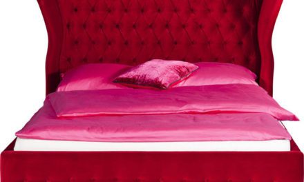 Bed city spirit – Boudoir red 160×200