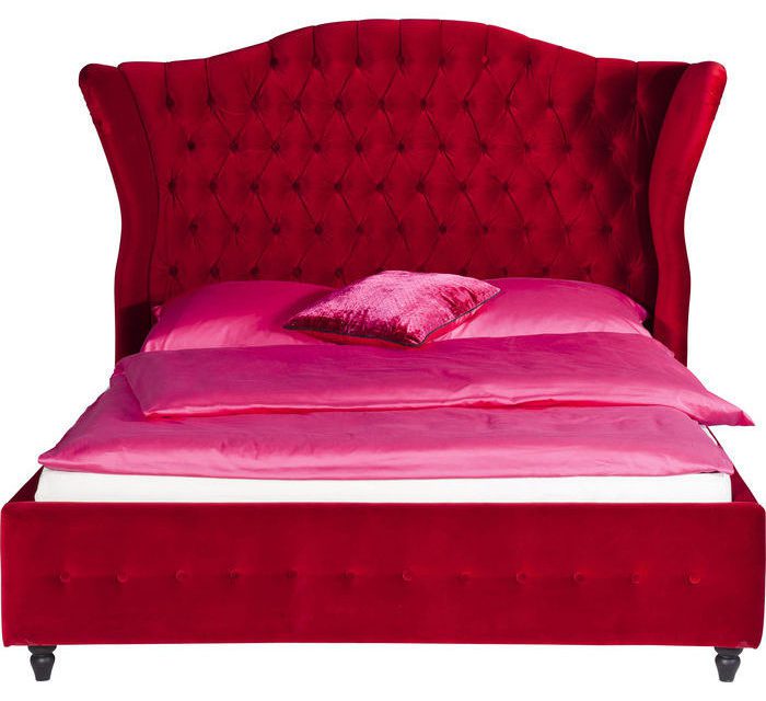Bed city spirit – Boudoir red 160×200
