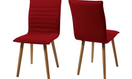 Karla spisebordsstol – rød