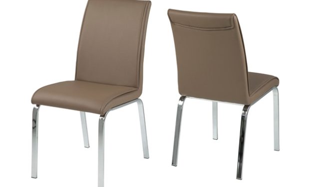 Leonora spisebordsstol – cappucieno 2 STK