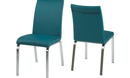 Leonora spisebordsstol – petrol