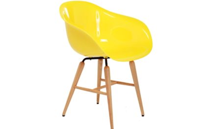 Forum spisestol med armlæn – Gul