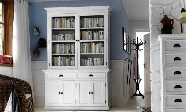 NOVASOLO Halifax Huct Vitrineskab med glaslåger