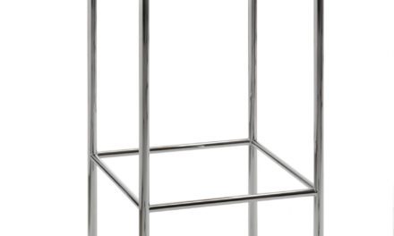 JENSENPLUS BLACKBOX barstol, Sort, Top: linoleum på krydsfinér