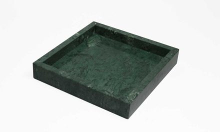 Dunos grøn marmor fad