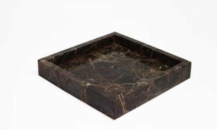 Boboonline Dunos fad i flot brunt marmor