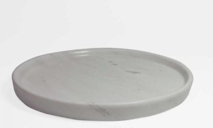 Dunos grå marmor fad