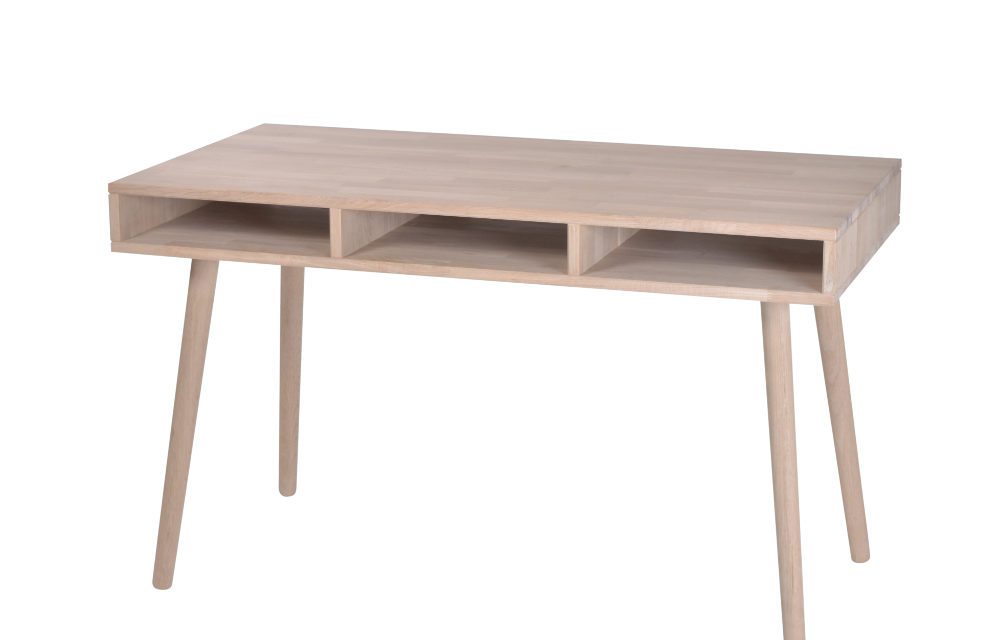 BY TIKA Boston skrivebord med 3 rum