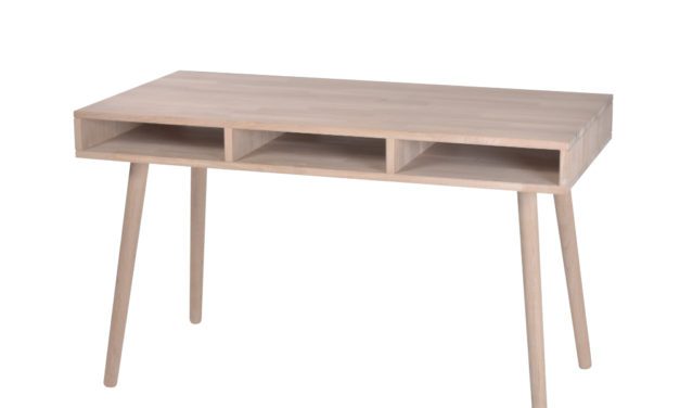 BY TIKA Boston skrivebord med 3 rum