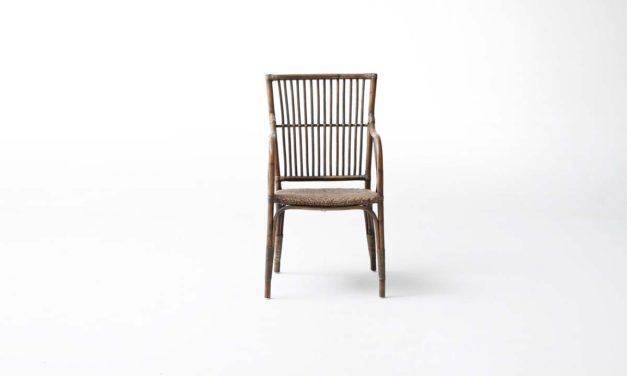 NOVASOLO Wickerworks Duke Spisebordsstol med Armlæn, Flet, Rattan