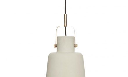 HÜBSCH beton loftlampe