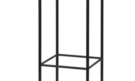 JENSENPLUS BLACKBOX barstol, Sort, Top: linoleum på krydsfinér